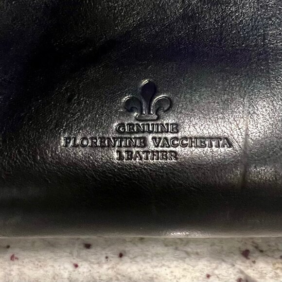 Dooney & Bourke Large Cassidy Florentine Vacchetta Leather Hobo Bag Purse WOW - Picture 5 of 16